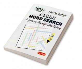 Bible Word Search Large Print : A Journey Through Bible History