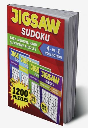 Jigsaw Sudoku Puzzles : 1200 Easy to Extreme Irregularly Shaped Puzzles to Solve