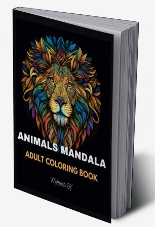 ANIMALS MANDALA : COLORING BOOK FOR STRESS RELIEF