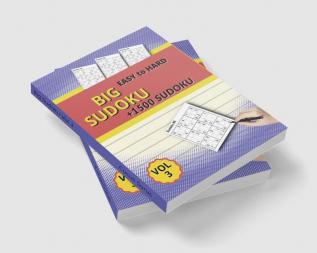 Big Sudoku Vol 3 : Easy and Medium with 1500 Puzzles