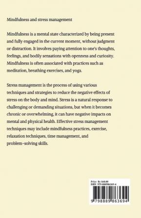 Mindfulness and stress management