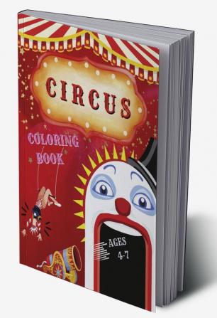 Circus Coloring Book : Fun Coloring Book For Kids Ages 2-4 4-8