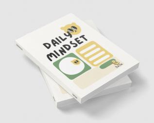 Daily Mindset Journal : Note to Self Schedule Notes and Goals for children