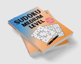 Sudoku Medium Level 110 Puzzles with Solutions : 110 Medium Level of Sudoku Puzzles Book with Solutions for Teens and Adults