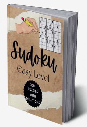 Sudoku Easy Level 300 Puzzles with Solutions