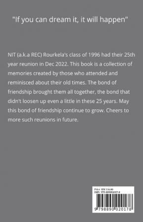 REC Rourkela - Class of 1996 : 25th year reunion