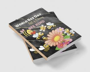 Bee Kind : World Bee Day Bees Coloring Activity Book for Kids Pages 50 Size Jumbo