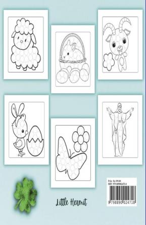 Easter &amp; Spring Dot Markers Coloring Book : Easy Activity Book with BIG DOTS Circles for Ages 2+ | Basket Stuffers for Toddlers and Preschoolers | Do a Dot Holidays Activities for Boys and Girls