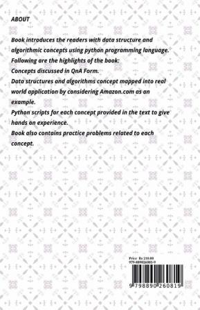 DATA STRUCTURES AND ALGORITHMS USING PYTHON