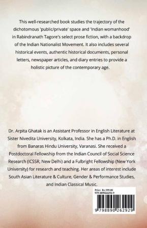 Nation Space & Gender : A Critical Reading of Selected Stories by Rabindranath Tagore