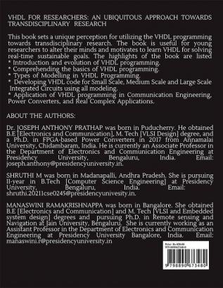 VHDL FOR RESEARCHERS : AN UBIQUITOUS APPROACH TOWARDS TRANSDISCIPLINARY RESEARCH