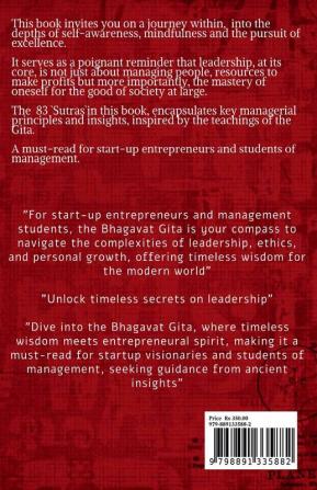 Leadership Lessons from The  Bhagavad Gita : Timeless Wisdom for Modern Managers