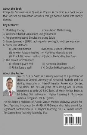 Computer Simulations In Quantum Physics: Using Numerical Techniques Worksheets And Programming