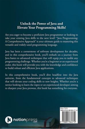 Java Programming : A Comprehensive Approach