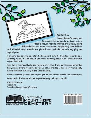 A Walk Through Mount Hope Cemetery: A Coloring Book