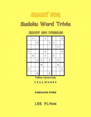 Crazy For Sudoku Word Trivia