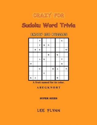 Crazy For Sudoku Word Trivia