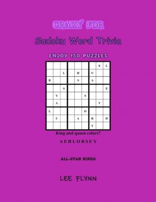 Crazy For Sudoku Word Trivia