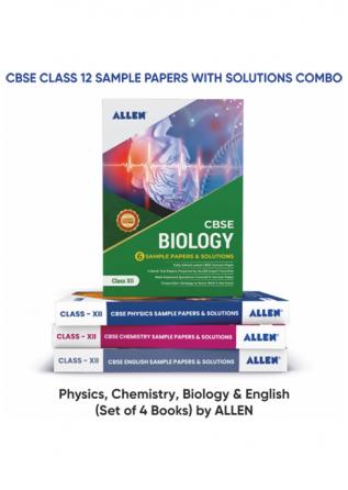 CBSE Physics Chemistry Biology English Sample Papers with solutions (Set of 4 books Combo) by ALLEN