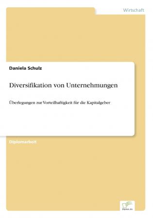 Diversifikation von Unternehmungen