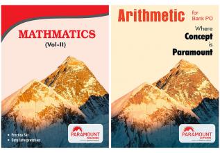 Paramount Banking exam combo Pack| Maths- Data interpretation and Arithmetic (English Edition) [Set of 2 books]