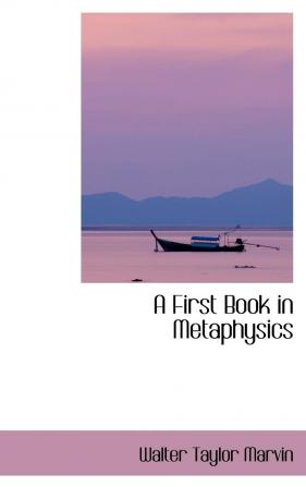 A First Book in Metaphysics