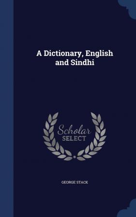 A Dictionary English and Sindhi