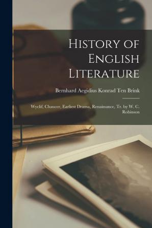 History of English Literature Volume 2