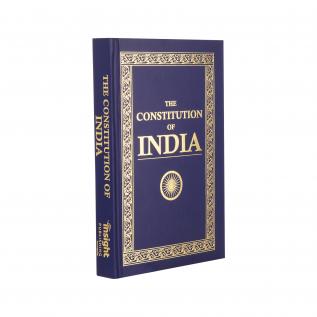 The  Constitution of India (Deluxe Hardbound Edition) by Insight Publishing with Gold Foiled Cover Gold Gilding Book Mark Ribbon incorporating all amendments at relevant Articles Landmark Judgements & Covering latest Constitution 106th Amendment Act