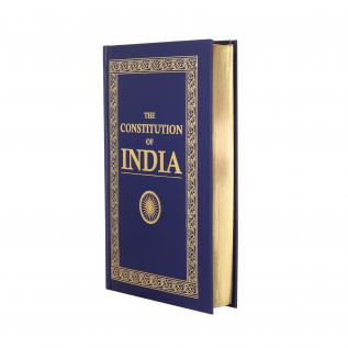 The  Constitution of India (Deluxe Hardbound Edition) by Insight Publishing with Gold Foiled Cover Gold Gilding Book Mark Ribbon incorporating all amendments at relevant Articles Landmark Judgements & Covering latest Constitution 106th Amendment Act