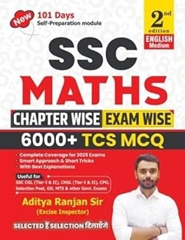 Aditya Ranjan Sir |SSC MATHS 6500+| Chapter-Wise & TYPE -WISE | ENGLISH Medium| 2nd Edition| With Detailed Explanation & Short Tricks ( Paperback Aditya Ranjan Sir English Medium)  (Paperback Aditya Ranjan)
