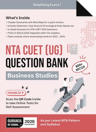 Gurukul by Oswal NTA CUET Business Studies Question Bank For Exam 2025