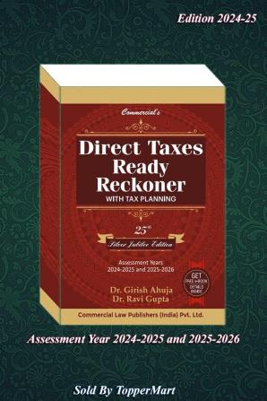 Direct Taxes Ready Reckoner with Tax Planning