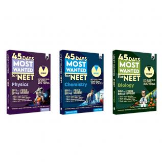 PW 45 Days NEET Most Wanted Biology Physics Chemistry Combo Set of 3 for NEET UG 2024 Chapter wise Revision Based on 80-20 rule with Sample Papers and Handpicked Past Year Questions