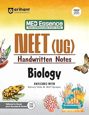 MED Essence Your personalised Study Guide NEET (UG) Handwritten Notes Biology