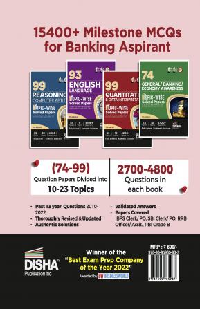 99 Quantitative Aptitude & Data Interpretation Topic-wise Previous Year Solved Papers for IBPS/ SBI/ RRB/ RBI Bank Clerk/ PO Prelim & Main Exams (2010 - 2023) 7th Edition | Quant & DI PYQs for all Bank Exams|
