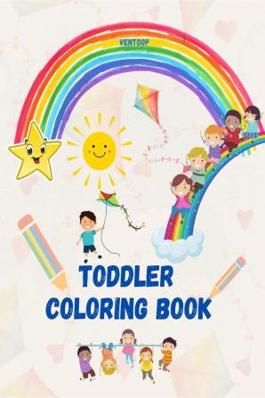 Toddler coloring book : Fun activity book for kids | Engaging activity for preschoolers with animals colors and numbers | Boost creativity with colors color by number dot to dot tracing and earl...