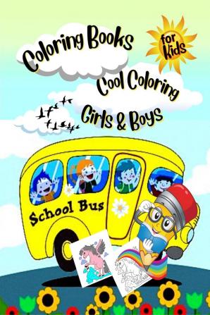 Coloring Books For Kids Cool Coloring  Girls &amp;amp; Boys : For Girls &amp; Boys