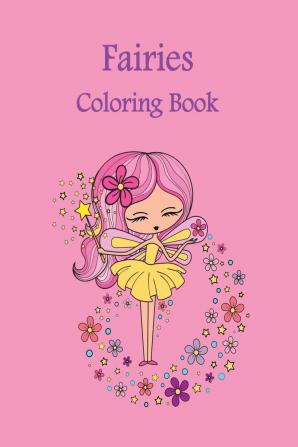 Fairies Coloring Book : Beautiful fairies to color for kids ages 4-8