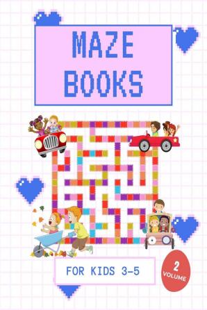 Maze Books For Kids 3-5 | Volume 2