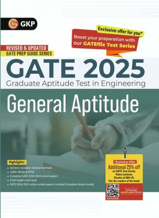 Bookscape | Buy GKP GATE 2025 : General Aptitude - Guide