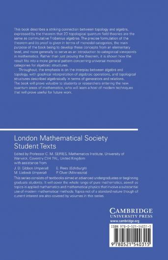 Frobenius Algebras and 2D Topological Quantum Field Theories