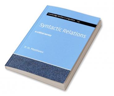 Syntactic Relations