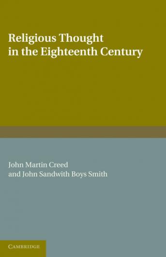 Religious Thought in the Eighteenth Century