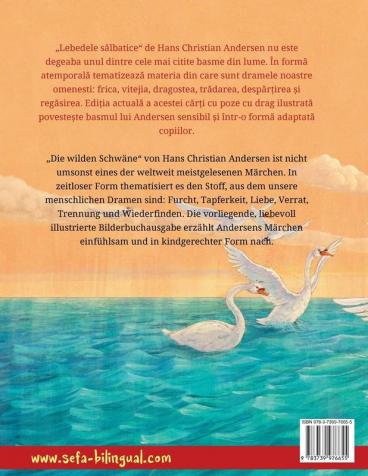 Lebedele sălbatice - Die wilden Schwäne (română - germană): Carte de copii bilingvă după un basm de Hans Christian Andersen ... (Sefa Picture Books in Two Languages)
