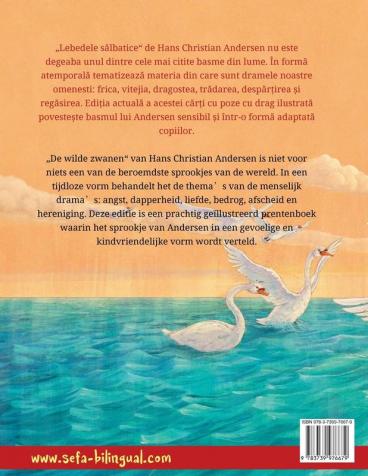 Lebedele sălbatice - De wilde zwanen (română - olandeză): Carte de copii bilingvă după un basm de Hans Christian Andersen cu ... (Sefa Picture Books in Two Languages)
