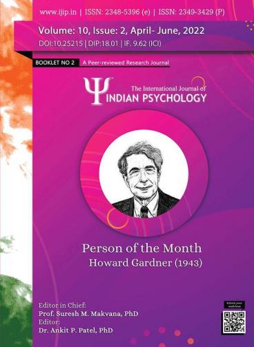 THE INTERNATIONAL JOURNAL OF INDIAN PSYCHOLOGY (VOLUME 10 ISSUE 2) BOOKLET NO 2