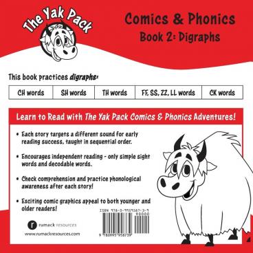 Bookscape | Buy The Yak Pack: Comics & Phonics: Book 2: Learn to read ...