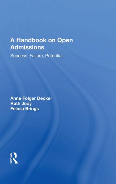 Handbook On Open Admissi