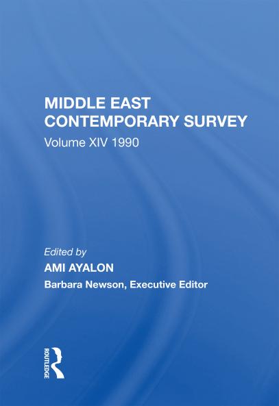 Middle East Contemporary Survey Volume Xiv: 1990